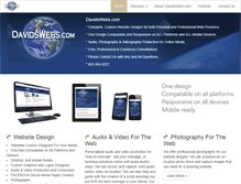 Tablet Screenshot of davidswebs.com